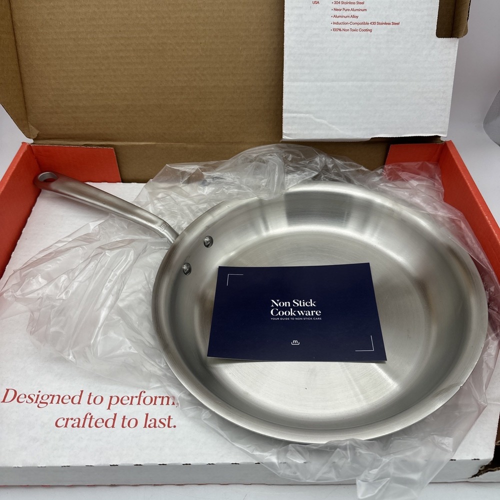 Made In Cookware 12-Inch Stainless Clad Frying Pan 5-Layer Induction New In Box